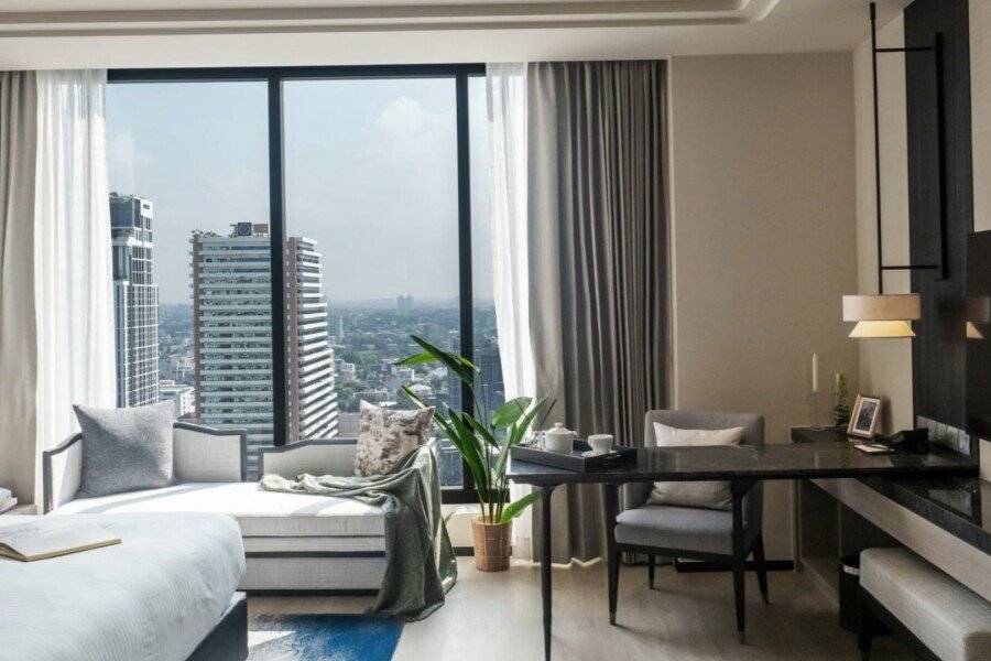 Ascott Thonglor hotel bedroom,ocean view