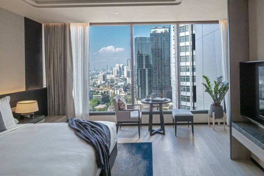 Ascott Thonglor hotel bedroom,ocean view