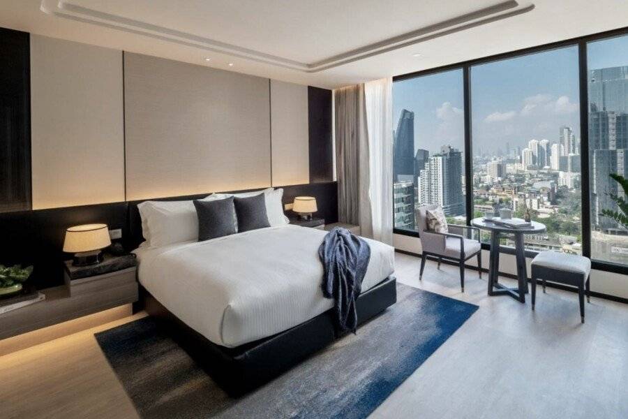 Ascott Thonglor hotel bedroom,ocean view