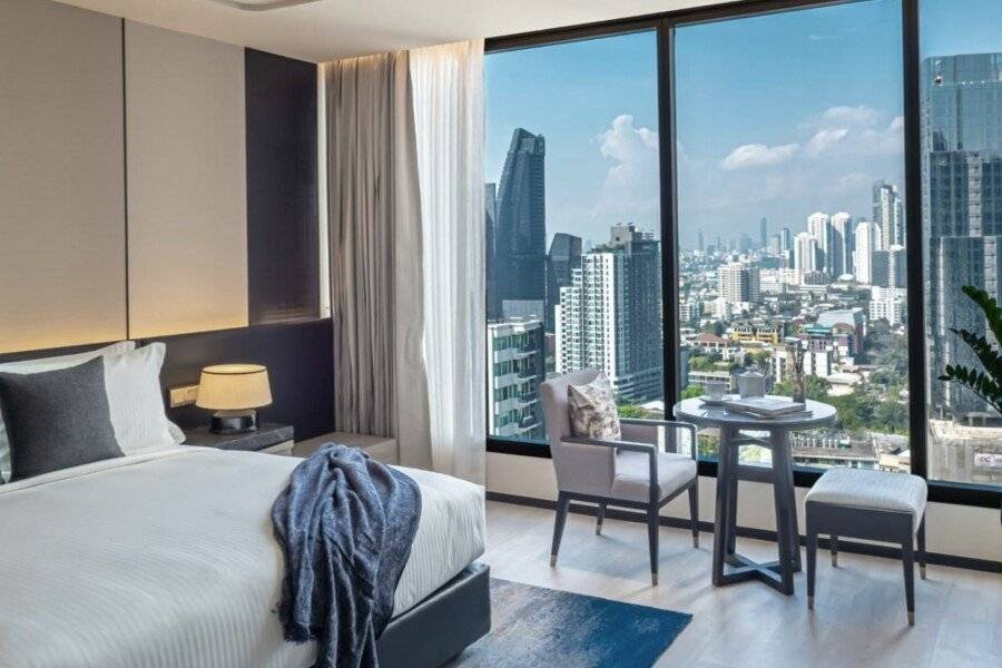 Ascott Thonglor hotel bedroom,ocean view