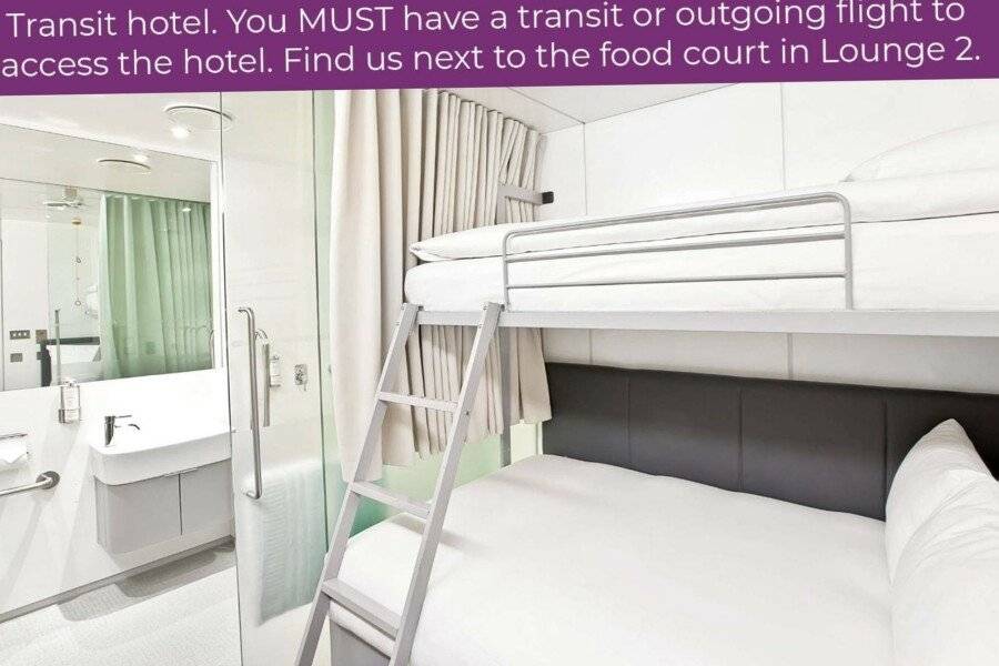 YOTELAIR Amsterdam Transit Hotel hotel bedroom