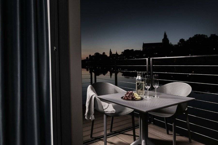 New Port - Hotel on the Vistula River balcony,ocean view