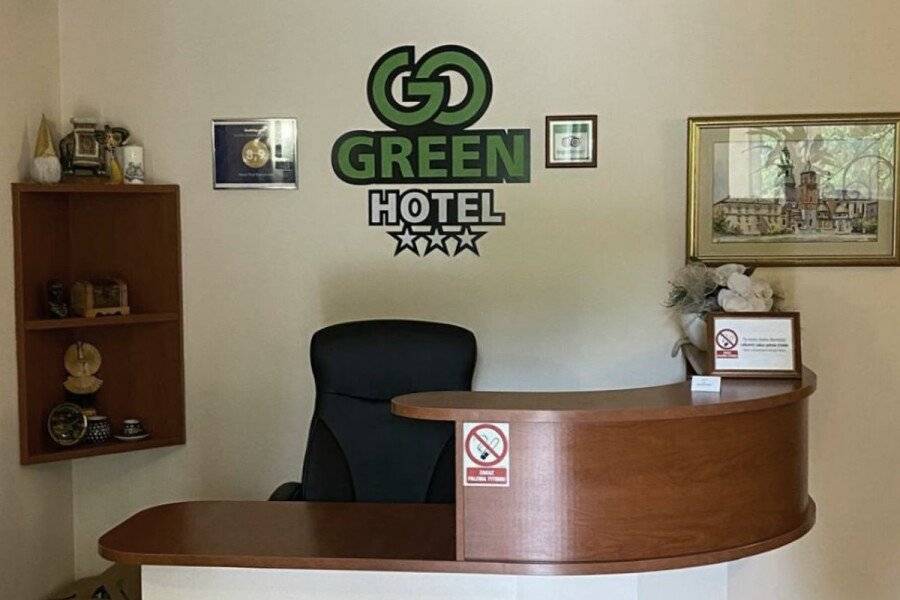 Hotel GoGreen front desk,lobby,