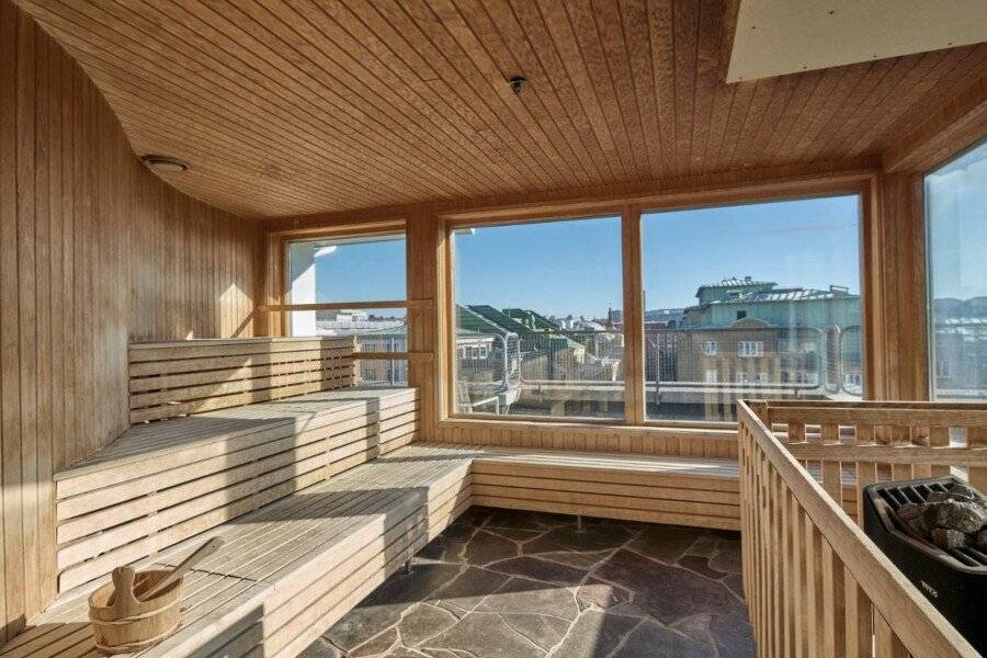 Scandic Crown sauna,ocean view