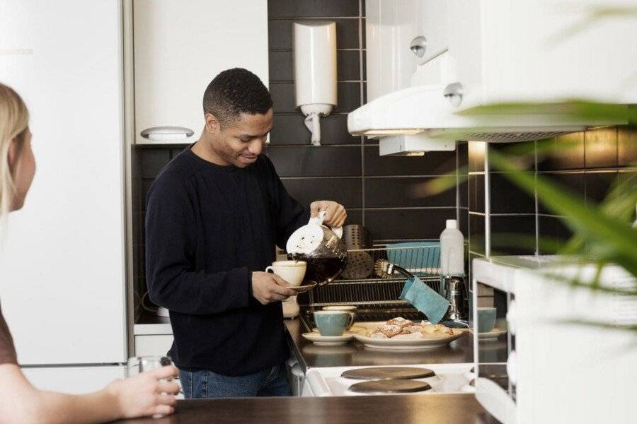 Slottsskogen Hotel kitchen,