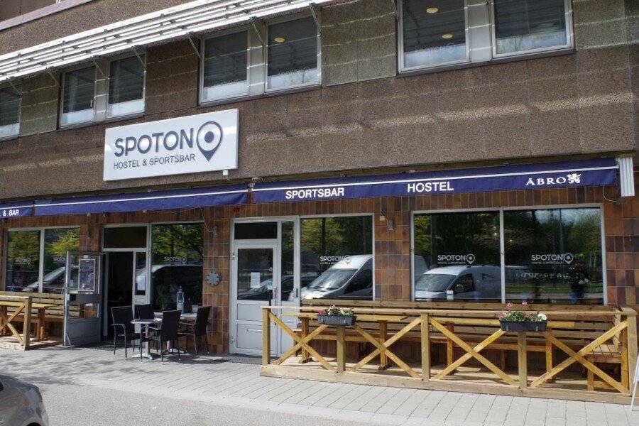 Spoton Hostel & Sportsbar ,hotel facade