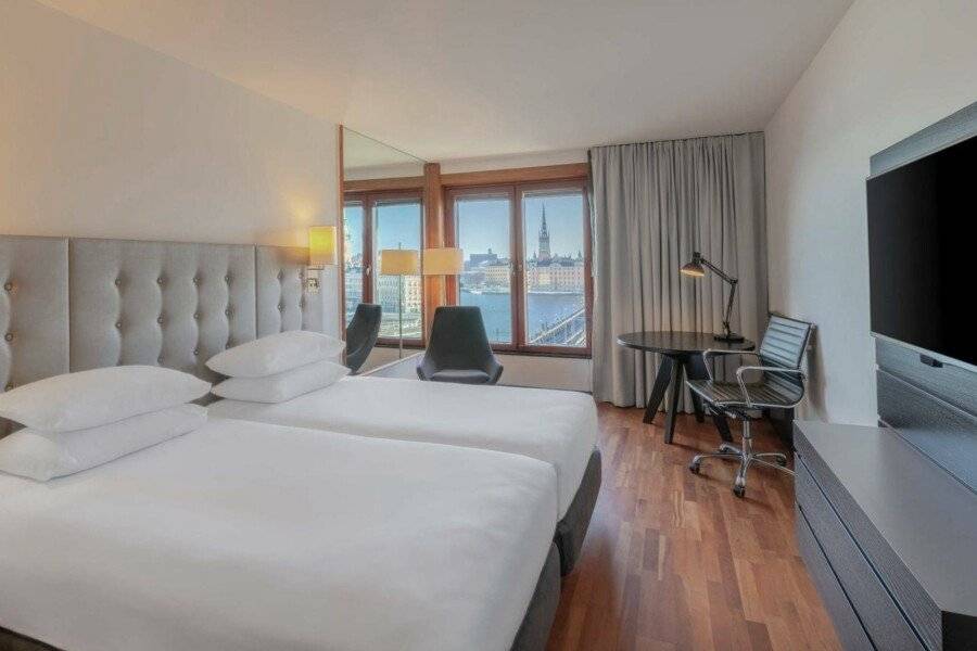 Hilton Slussen Hotel hotel bedroom,ocean view