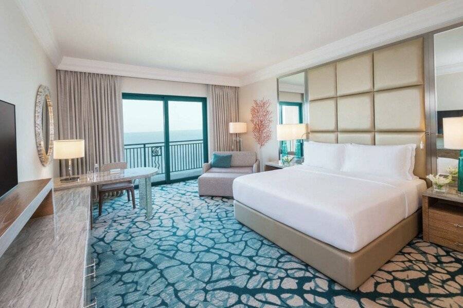 Atlantis, The Palm hotel bedroom,ocean view