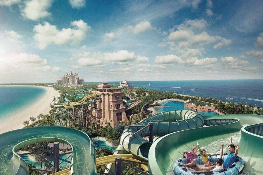 Atlantis, The Palm water park,ocean view