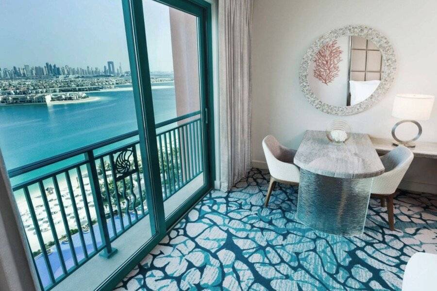 Atlantis, The Palm hotel bedroom,ocean view,balcony