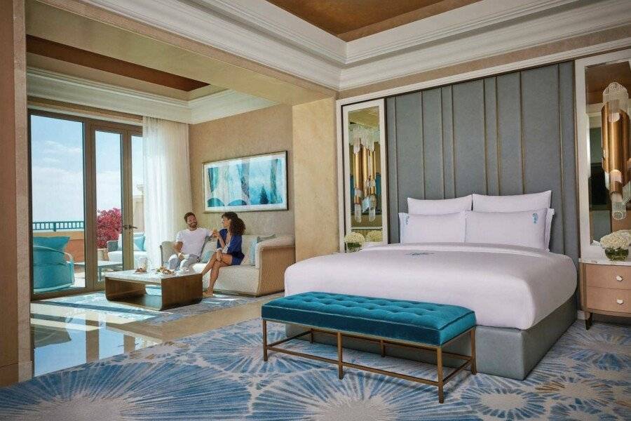 Atlantis, The Palm hotel bedroom,ocean view