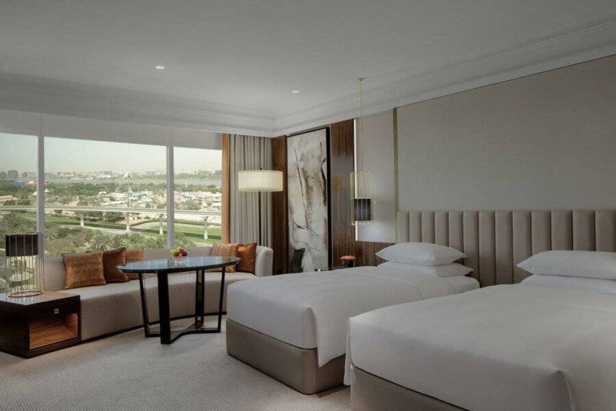 Grand Hyatt hotel bedroom