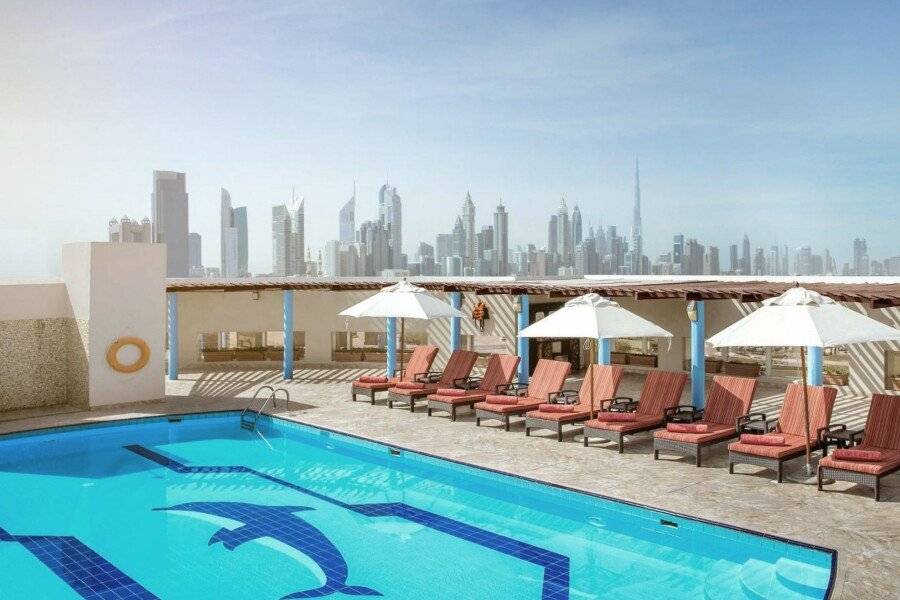 Jumeira Rotana – rooftop pool,outdoor pool