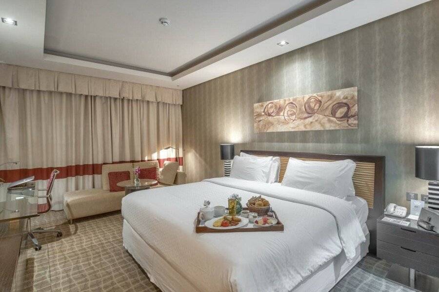 Majestic Premier Hotel Burdubai hotel bedroom,restaurant,breakfast