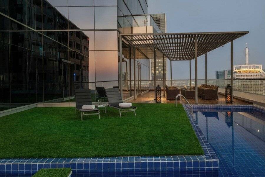 The H rooftop pool, outdoor pool, balcony