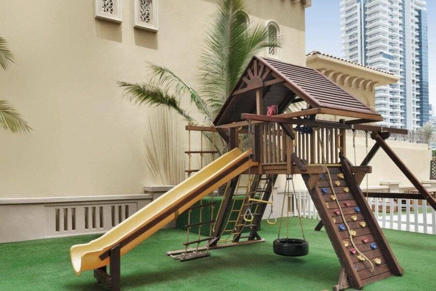 Mövenpick Hotel Jumeirah Beach kids play area,garden