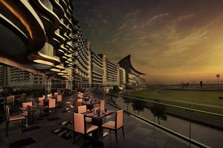 The Meydan Hotel restaurant, hotel facade