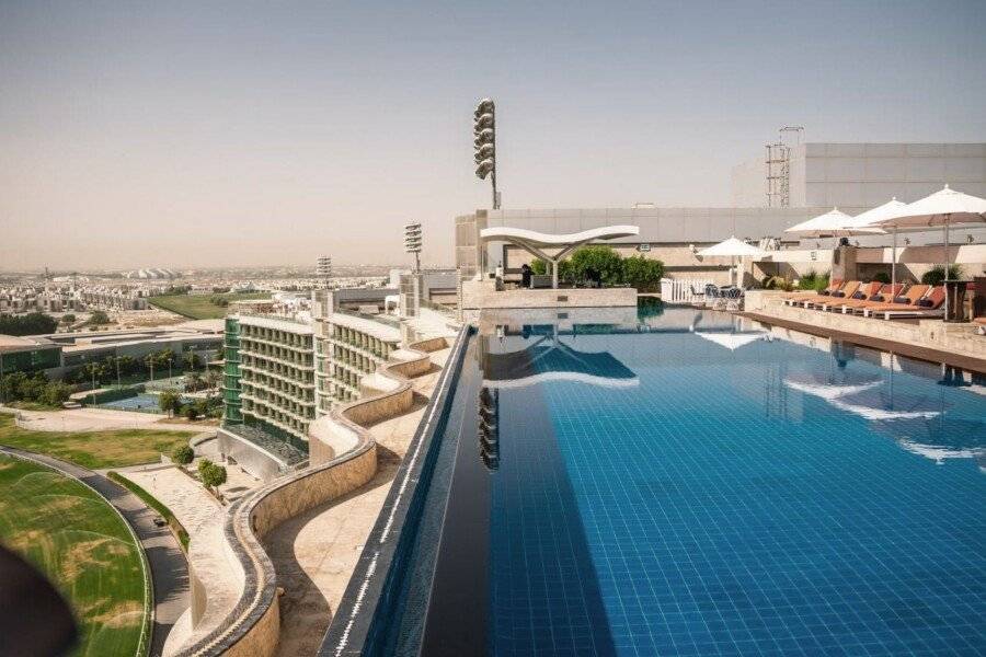 The Meydan Hotel rooftop pool,ocean view