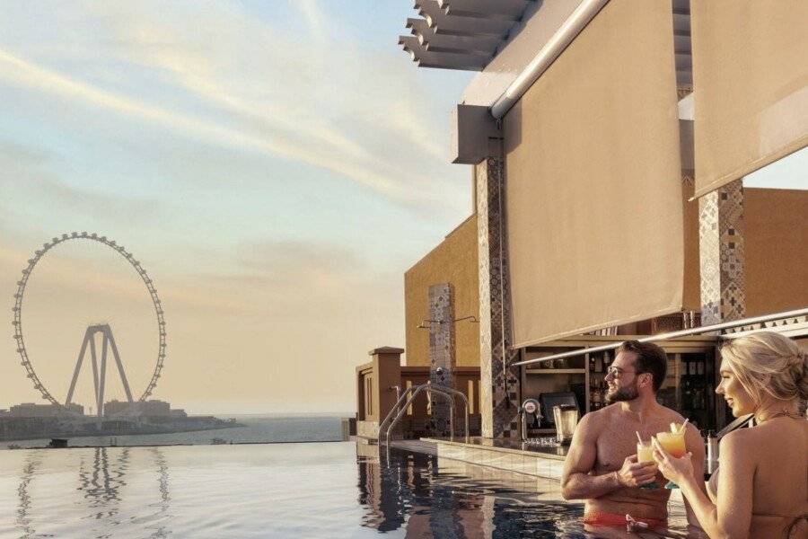 Sofitel Jumeirah Beach rooftop pool,ocean view