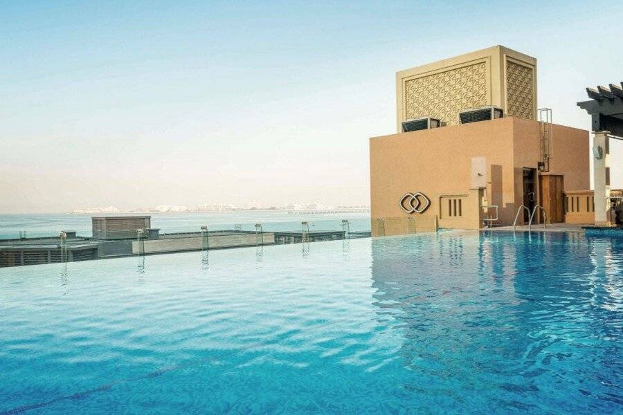 Sofitel Jumeirah Beach rooftop pool,infinity pool,spa,water park,ocean view