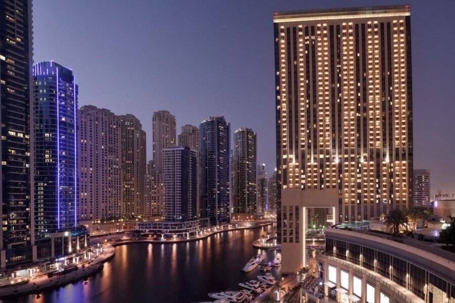 JW Marriott Hotel Dubai Marina facade