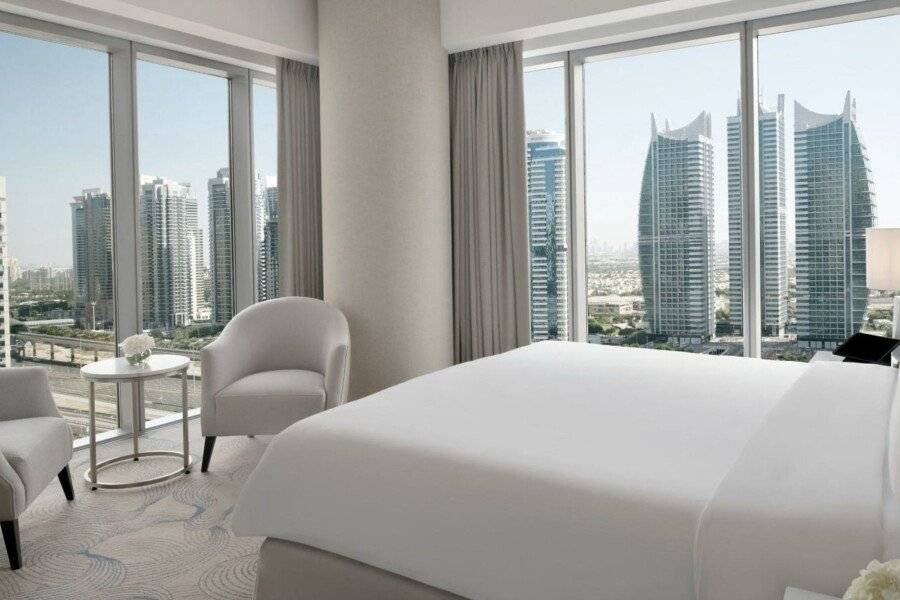 JW Marriott Hotel Dubai Marina hotel bedroom,ocean view