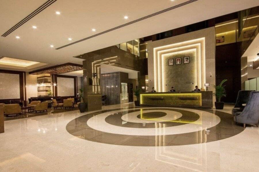 Golden Tulip Media Hotel lobby,front desk,