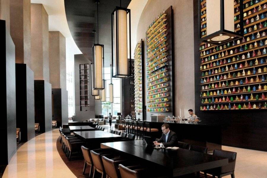 JW Marriott Marquis Hotel lobby, restaurant, bar