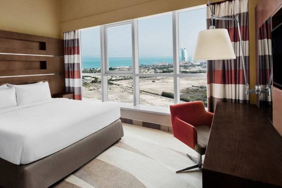 Novotel Al Barsha hotel bedroom,ocean view