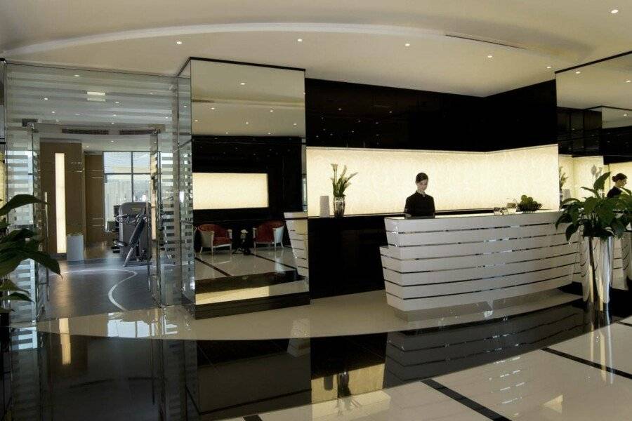 DAMAC Maison Mall Street lobby,front desk,