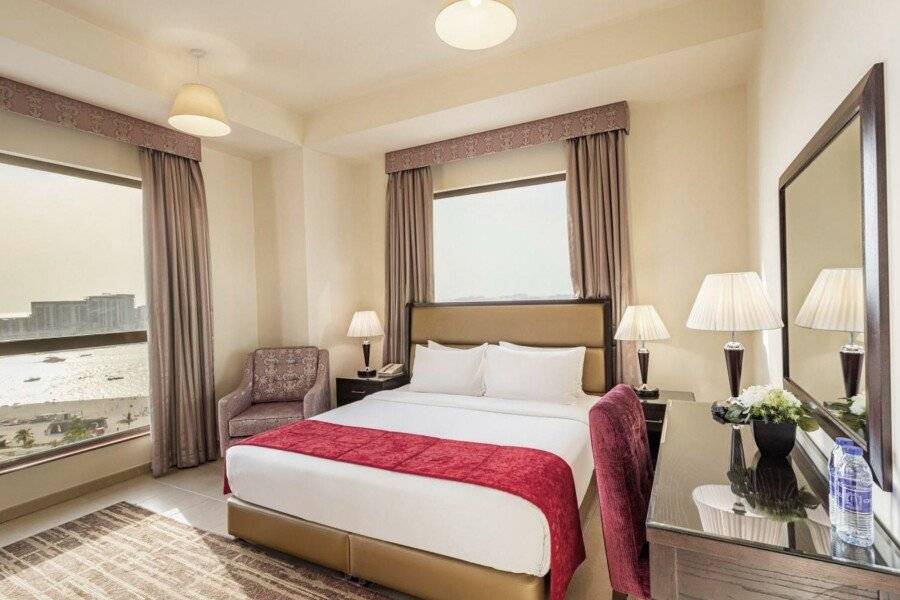 Roda Amwaj Suites Jumeirah Beach Residence hotel bedroom,ocean view