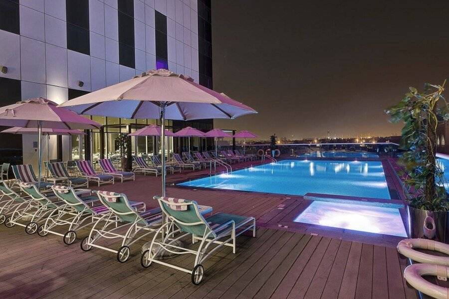 Premier Inn Ibn Battuta Mall rooftop pool, outdoor pool, spa