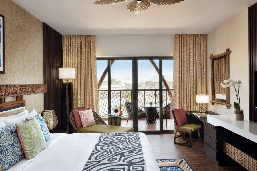 Lapita, Parks and Resorts, Autograph Collection hotel bedroom,balcony