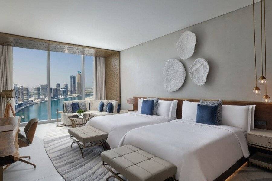 The St. Regis Downtown Dubai hotel bedroom,ocean view