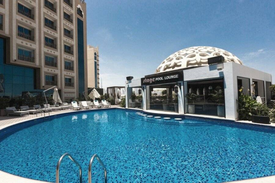 Barcelo Al Jaddaf outdoor pool,lounge