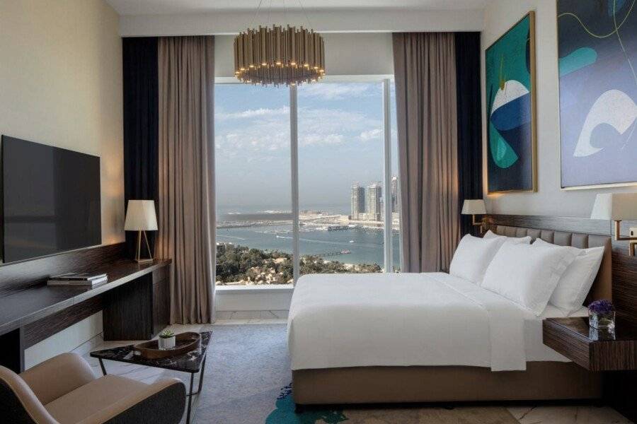 Avani Plus Palm View Dubai Hotel & Suites hotel bedroom,ocean view