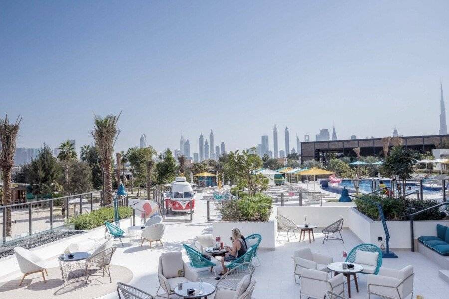 Rove La Mer Beach, Jumeirah outdoor pool,bar,ocean view