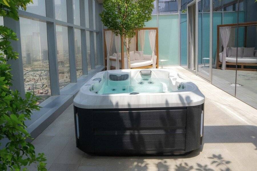 The First Collection at Jumeirah Village Circle jacuzzi