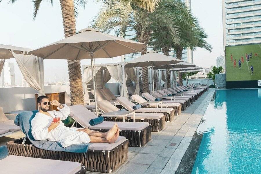 The First Collection at Jumeirah Village Circle outdoor pool