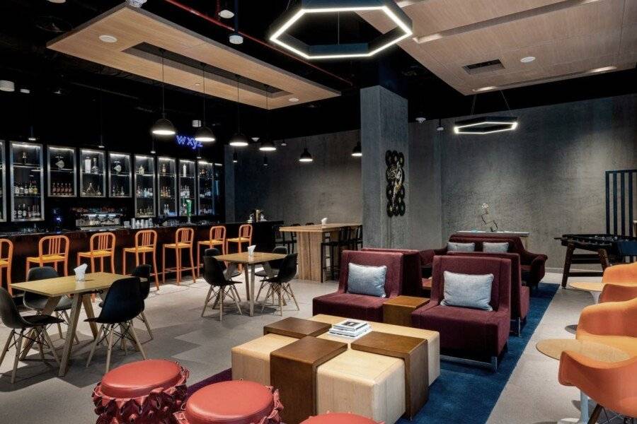 Aloft Dubai Airport bar,lounge