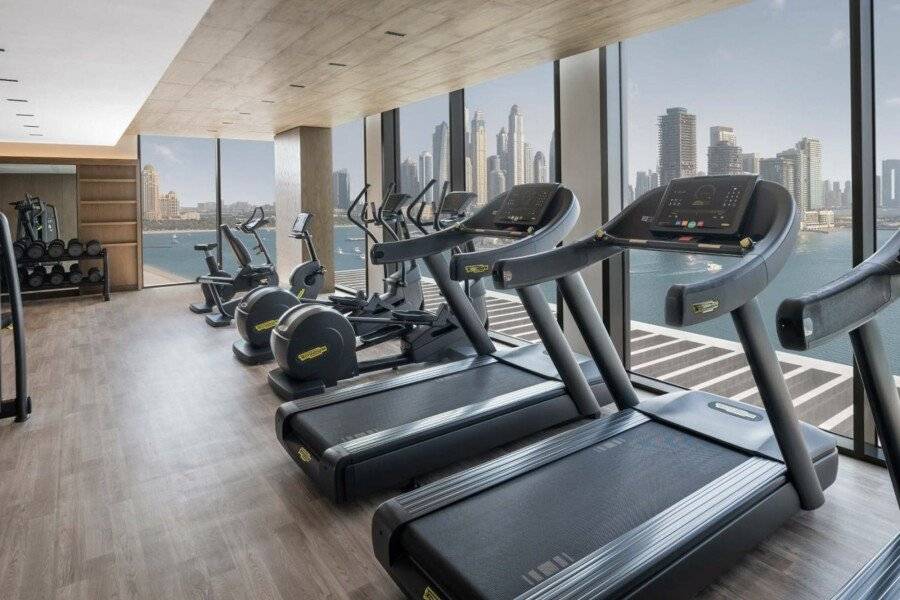 Radisson Beach Resort Palm Jumeirah fitness centre,ocean view