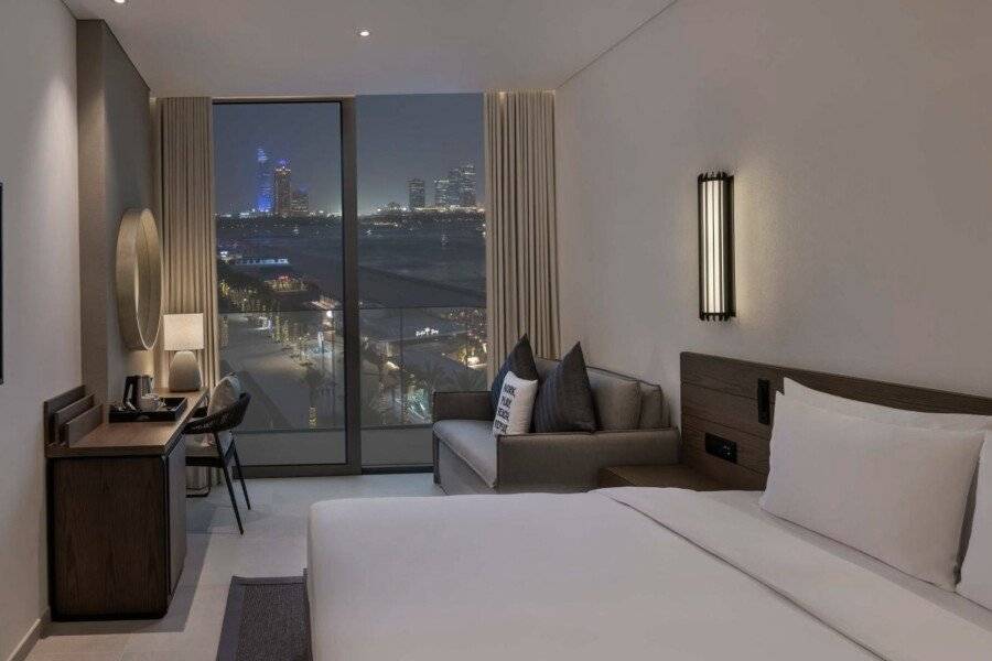 Radisson Beach Resort Palm Jumeirah hotel bedroom,ocean view