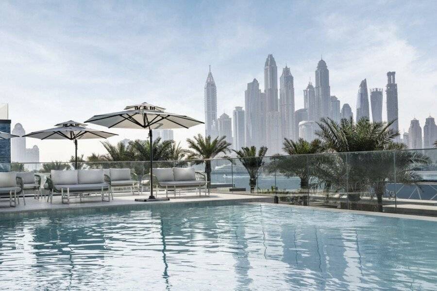 Radisson Beach Resort Palm Jumeirah rooftop pool,ocean view