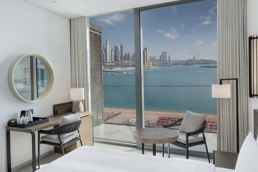 Radisson Beach Resort Palm Jumeirah hotel bedroom,ocean view