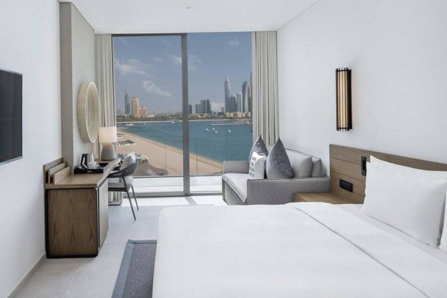 Radisson Beach Resort Palm Jumeirah hotel bedroom,ocean view