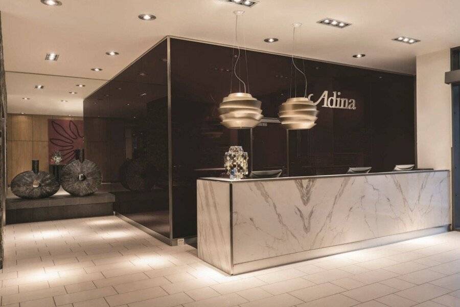 Adina Apartment Hotel Copenhagen lobby,front desk