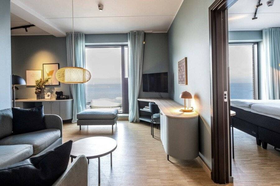 Scandic CPH Strandpark hotel bedroom,ocean view