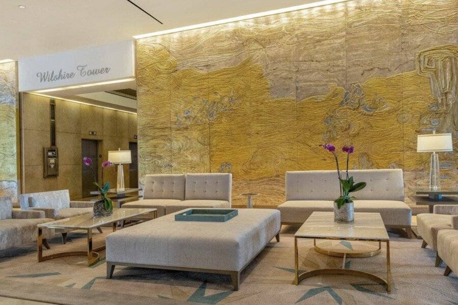 The Beverly Hilton lobby