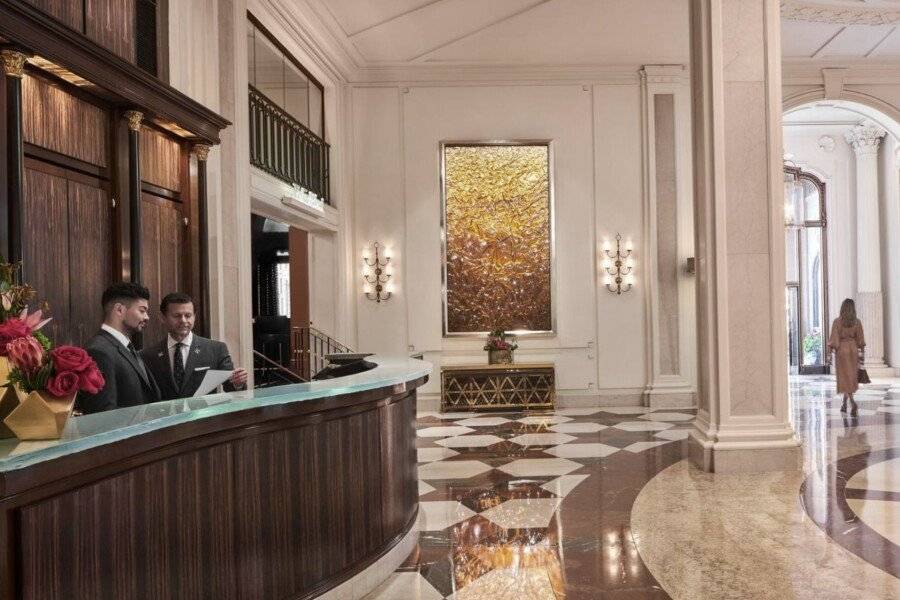 Beverly Wilshire, A Four Seasons Hotel lobby,front desk,