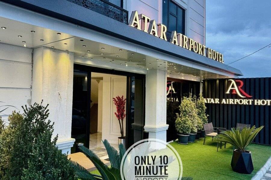 Atar Airport Hotel facade, airport